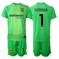 Camiseta Inter Milan Yann Sommer #1 Portero Tercera Equipación para niños 2025-26 manga corta (+ pantalones cortos)
